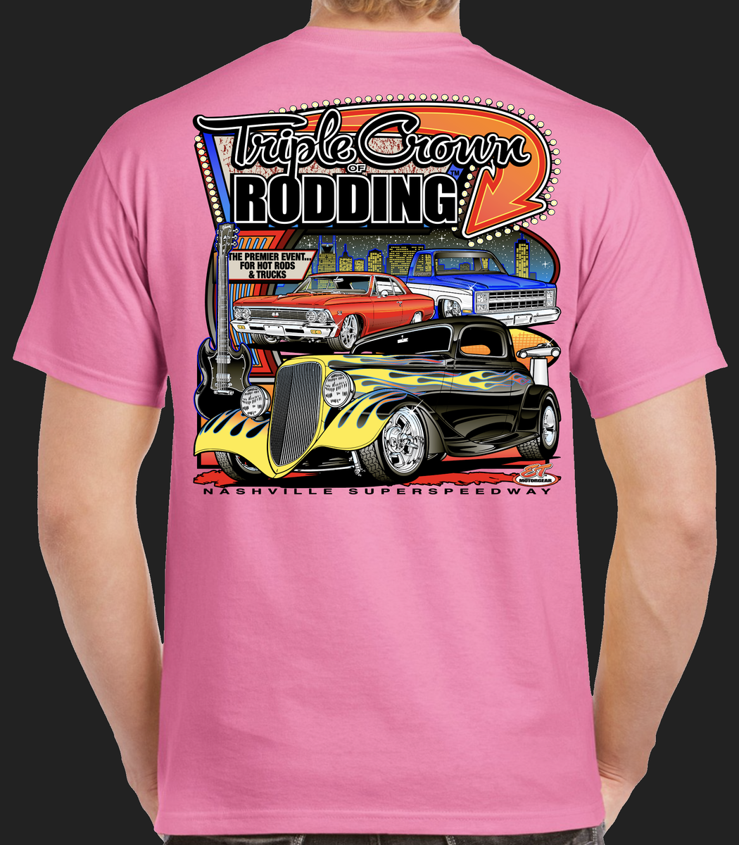 2023 Triple Crown of Rodding Main Design Short Sleeve Tshirt ET