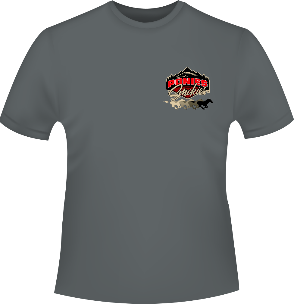 2024 Ponies in the Smokies Main Design Short Sleeve TShirt ET