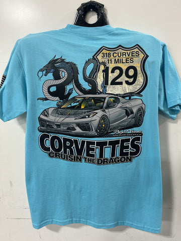 2024 Corvette Expo Dragon Design Short Sleeve T-Shirt
