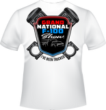 Grand National F100 Red White and Blue Shield Design Short Sleeve T-Shirt