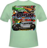 2026 Cruisin' The Coast Dark Design Short Sleeve T-Shirt
