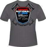 Grand National F100 Red White and Blue Shield Design Short Sleeve T-Shirt