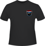 Grand National F100 Red White and Blue Shield Design Short Sleeve T-Shirt