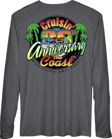 30th Anniversary Cruisin the Coast Performance Long Sleeve T-Shirt