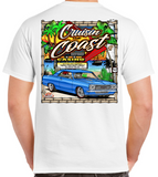 2023 Cruisin' The Coast Main Design Short Sleeve T-Shirt