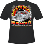 2025 Cruisin the Coast Burnout Design Short Sleeve T-Shirt