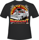 2025 Cruisin the Coast Burnout Design Short Sleeve T-Shirt