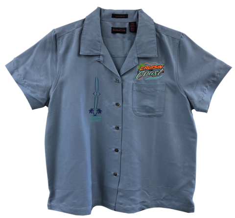 Cruisin' The Coast Women's Button Down Camp Shirt