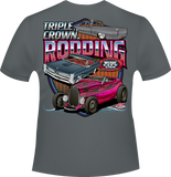 2025 Triple Crown of Rodding Dark Design Short Sleeve T-Shirt