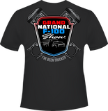 Grand National F100 Red White and Blue Shield Design Short Sleeve T-Shirt
