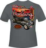 2025 Triple Crown of Rodding Main Design Short Sleeve T-Shirt