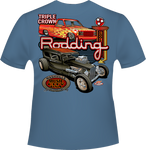 2025 Triple Crown of Rodding Main Design Short Sleeve T-Shirt