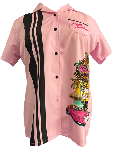 2025 Cruisin' The Coast Pink Ladies Sublimation Shirt