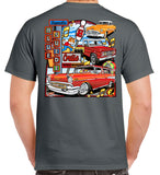 2023 Tupelo Blue Suede Cruise Main Design Short Sleeve T-Shirt