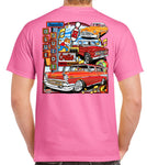 2023 Tupelo Blue Suede Cruise Main Design Short Sleeve T-Shirt