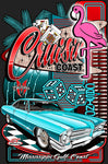 2024 Cruisin' The Coast Martin Bros. Metal Sign