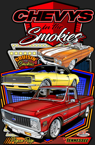 Modern Badass Hot Rod & Gasser Chrome Look Emblem Decal - Made In USA (2 Pack)