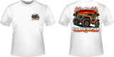 2024 Florida Jeep Jam Dark Design Short Sleeve T-Shirt