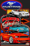 2025 Ponies in the Smokies Main Design Metal Sign
