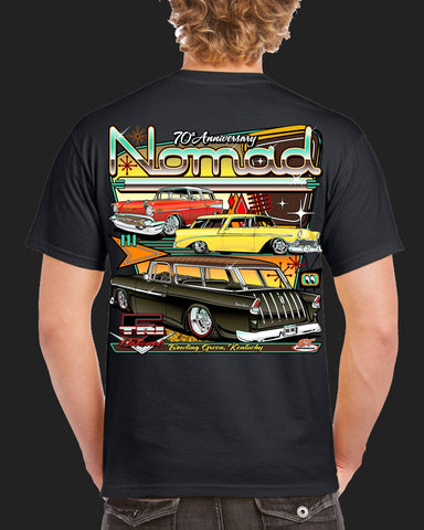 2025 Tri Five Nationals Nomad Design Short Sleeve T-Shirt