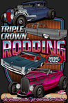 2025 Triple Crown of Rodding Dark Design Metal Sign