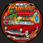 2018 Cruisin' the Coast 12 inch Metal sign