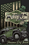 2022 Florida Jeep Jam Dark Design Metal Sign