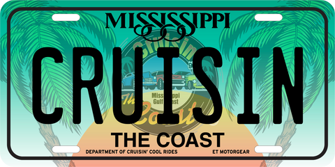 Cruisin' the Coast License Plate