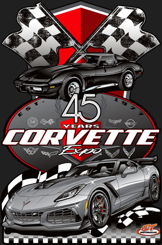 2022 Corvette Expo Main Design Metal Sign (made to order)