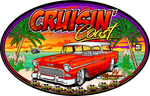 Cruisin' the Coast 21 Big Oval Sign (Made to Order)