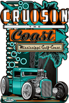 2022 Cruisin' The Coast Dark Design Metal Sign