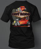 Hot Rods Dark Design Flaming Hot Rods