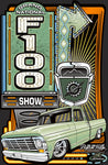 2022 Grand National F-100 Dark Design Metal Sign