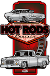 Hot Rods Cruisin Dodge Metal Sign (Made to Order)