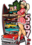 Car Hop 55-56-57 Metal Sign