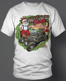 Hot Rod Santa Beach T-Shirt