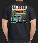 2022 Cruisin' The Coast Dark Design Short Sleeve T-Shirt
