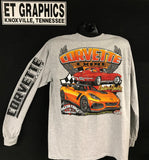 2023 Corvette Expo Main Design Long Sleeve T-Shirt