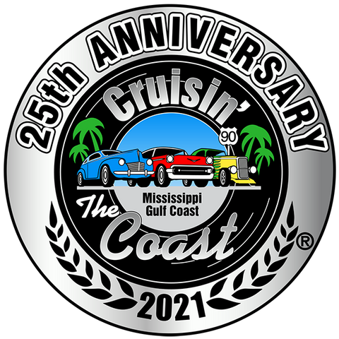 2021 Cruisin' the Coast 25th Anniversary Lapel Pin