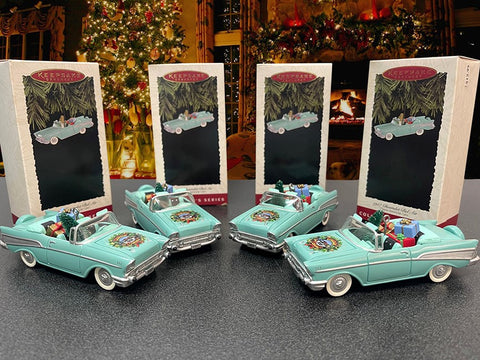 Cruisin' the Coast Christmas Ornaments 4 Pack (Free Shipping)